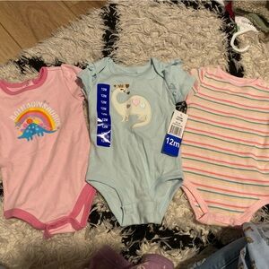 3pk 12M ONESIE BUNDLE